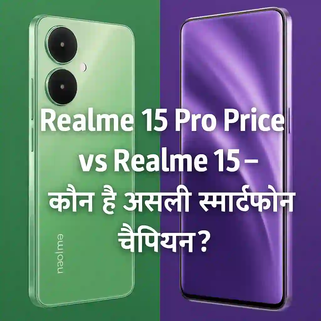 Realme 15 और Realme 15 Pro की तुलना: Realme 15 Pro Price, स्पेसिफिकेशन और खरीदने लायक कौन? 1