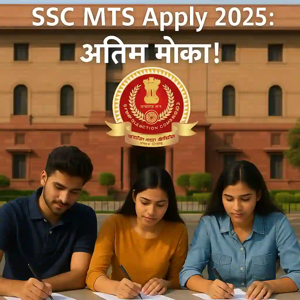SSC MTS Apply SSC MTS Apply 2025: अंतिम तारीख, पात्रता, आवेदन प्रक्रिया और पूरी जानकारी हिंदी में
